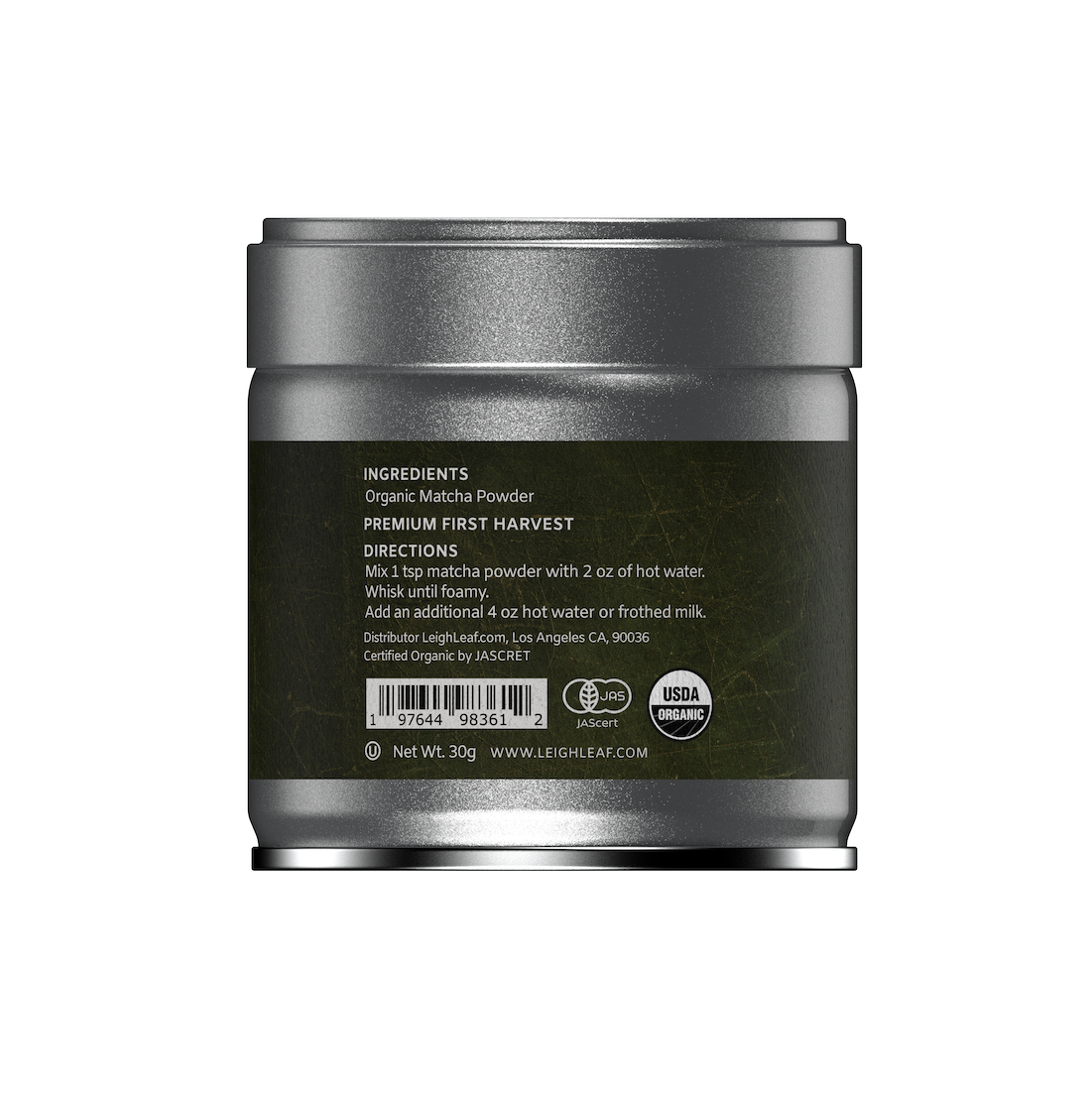 Premium Organic Ceremonial Grade Matcha - 30g Tins