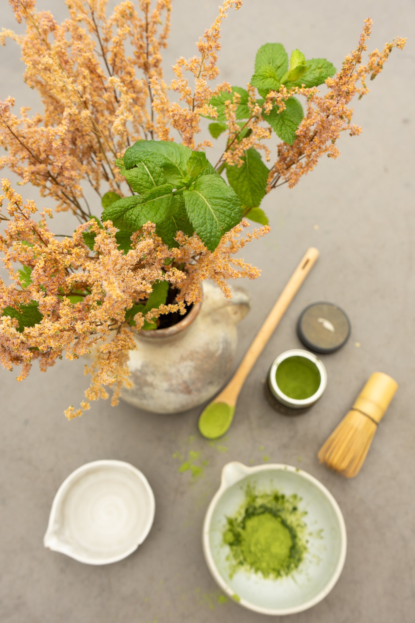 flowers & matcha 6/24
