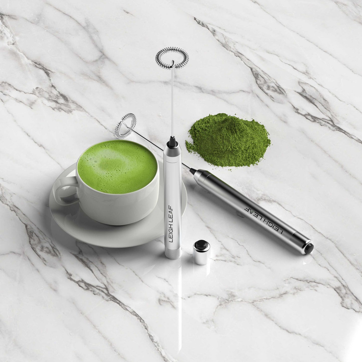 Matcha Green Tea with Leigh Leaf Electric Frother