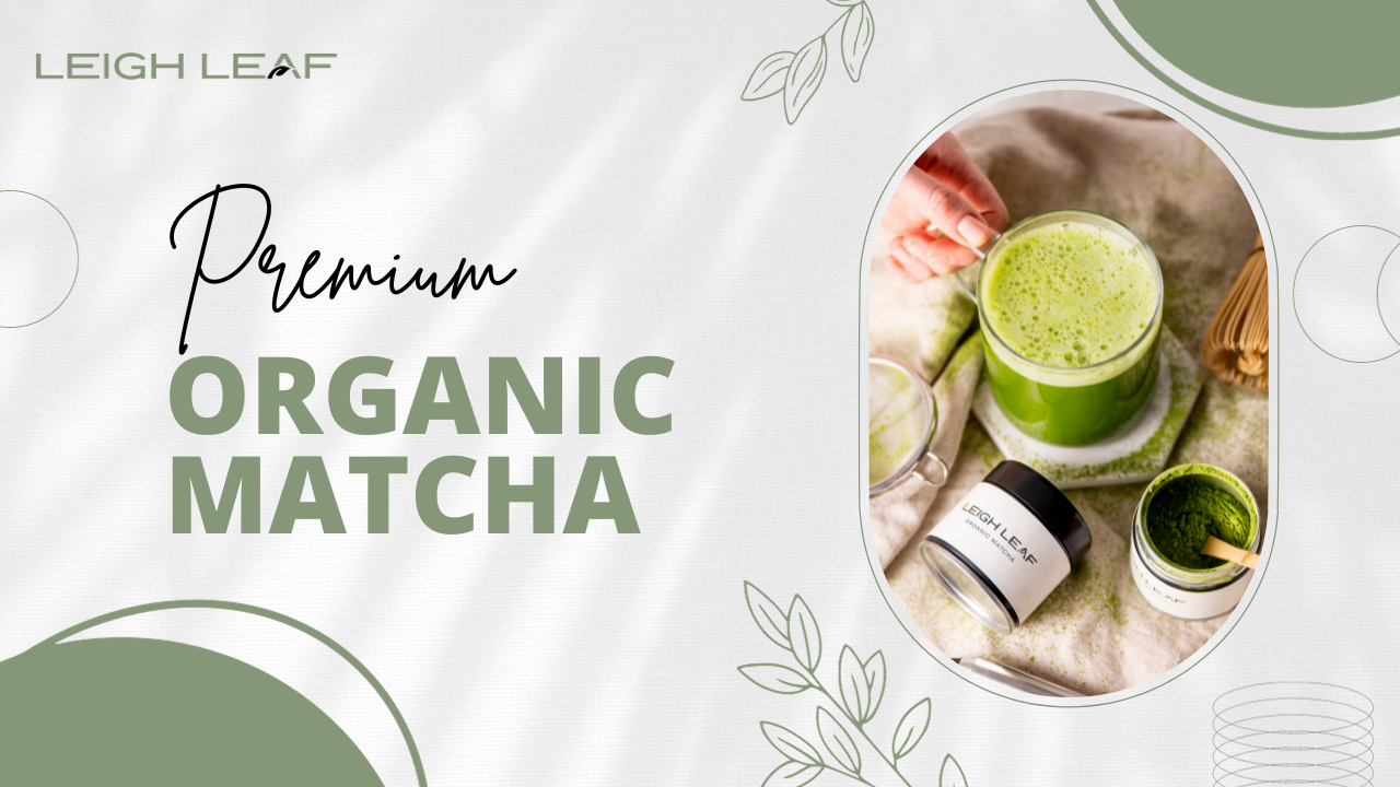 Load video: intro to leigh leaf organic premium matcha